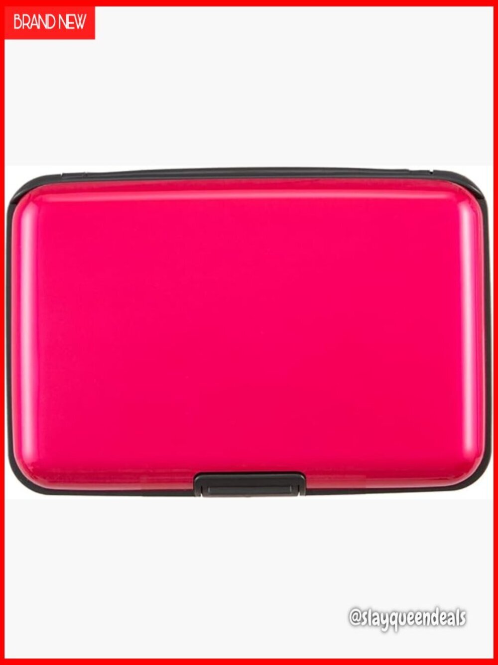 Slim RFID Blocking Metal Card Wallet with 7 Slots for Women Men